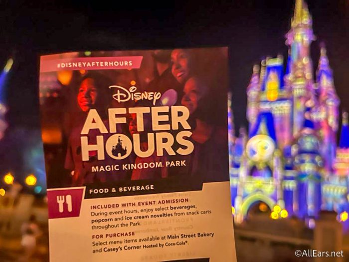Everything Available During After Hours Events at Magic Kingdom in