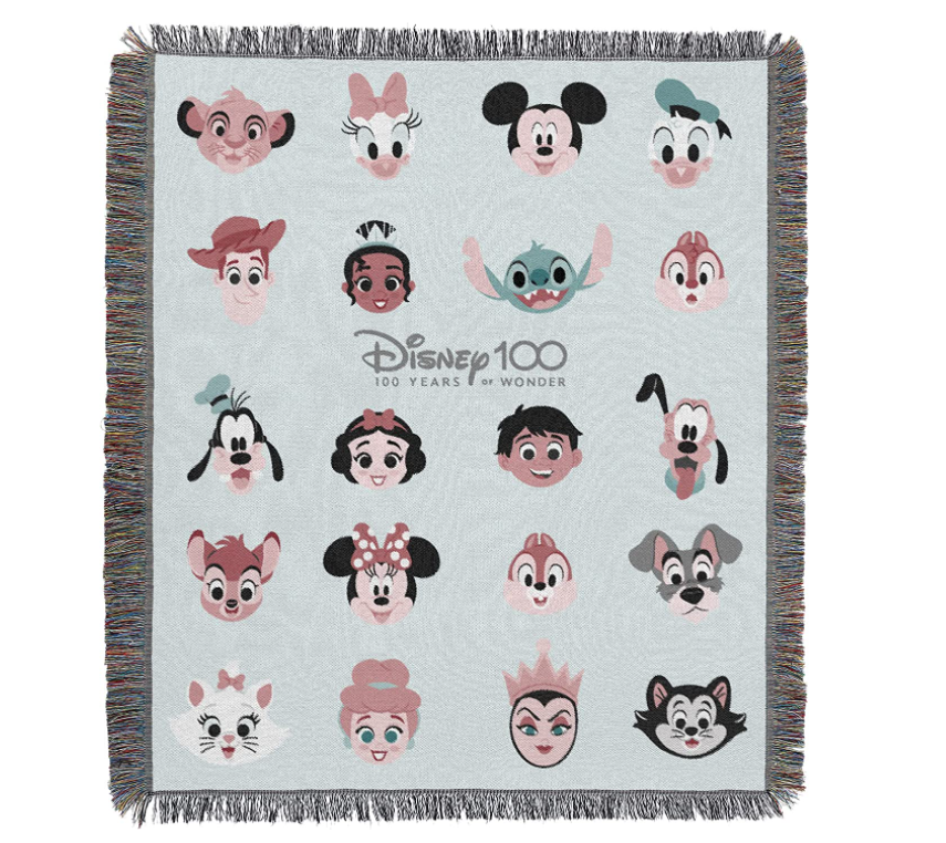 Hello Kitty Let's Chat Woven Tapestry Throw Blanket