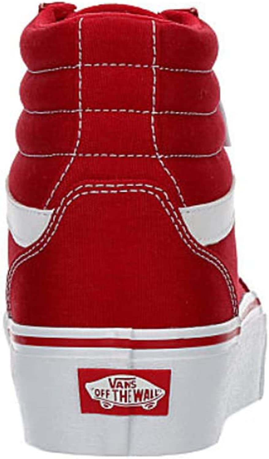 Vans Unisex Filmore High Platform Canvas Sneaker - Tango Red