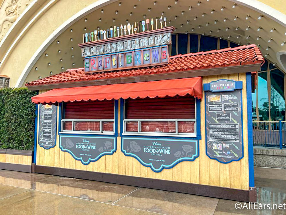 Food Booths (with Menus and Prices!) Start Arriving for Disneyland