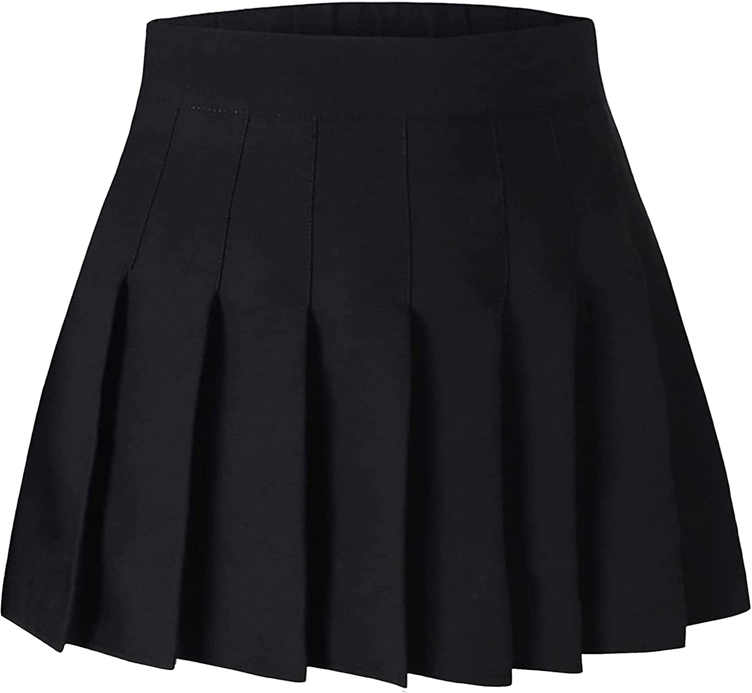 Cromoncent Girls Womens Pleated Skirt School Uniform Mini Skirts ...