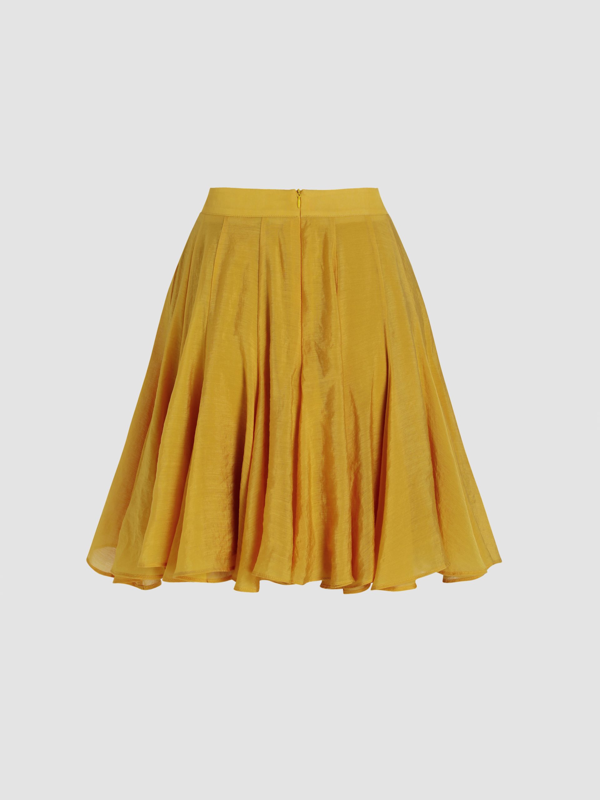 Solid Ruffle Hem Mini Skirt - AllEars.Net