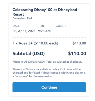 disney 100 tour review