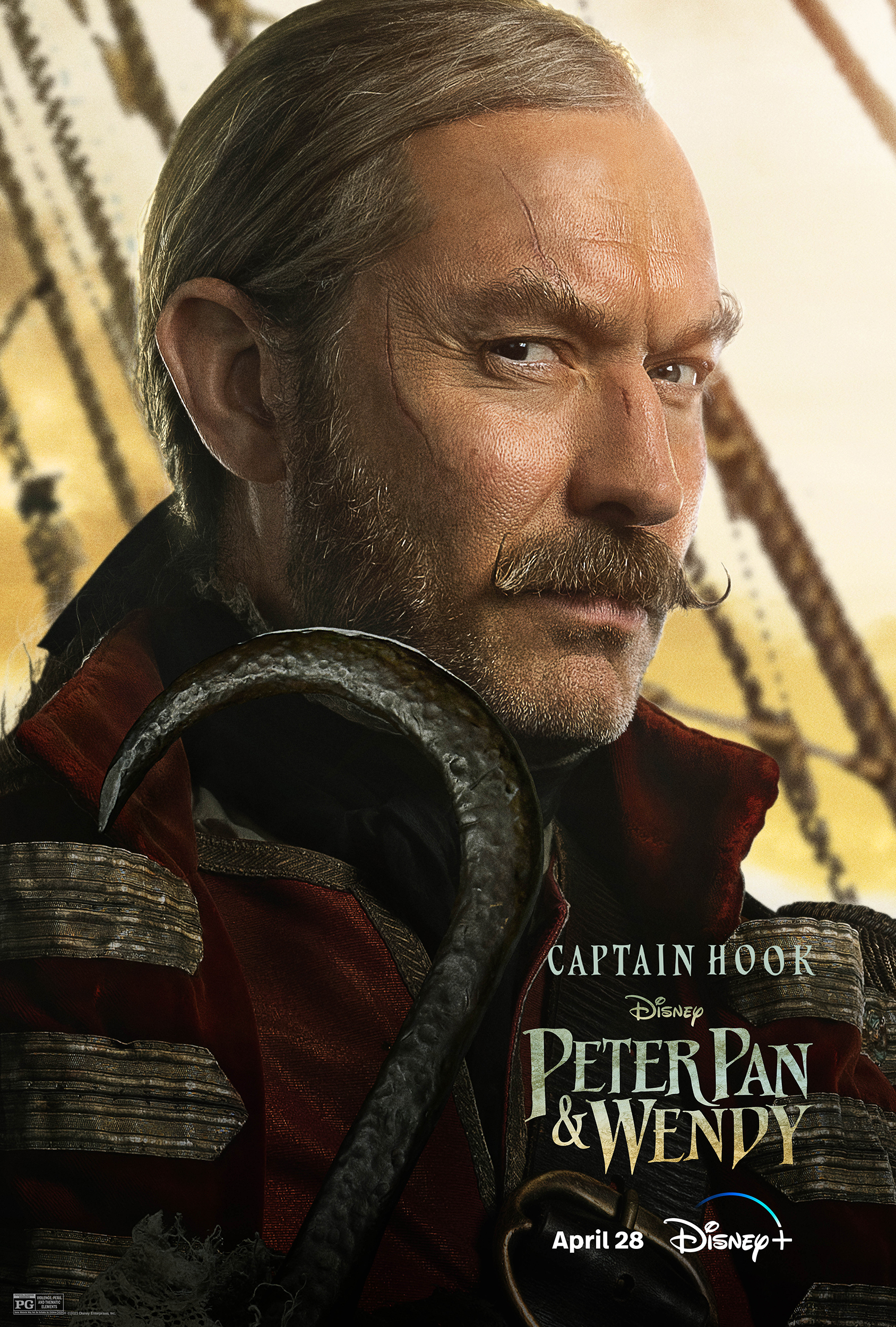 Captain hook as captain hook film title peter pan hi-res stock
