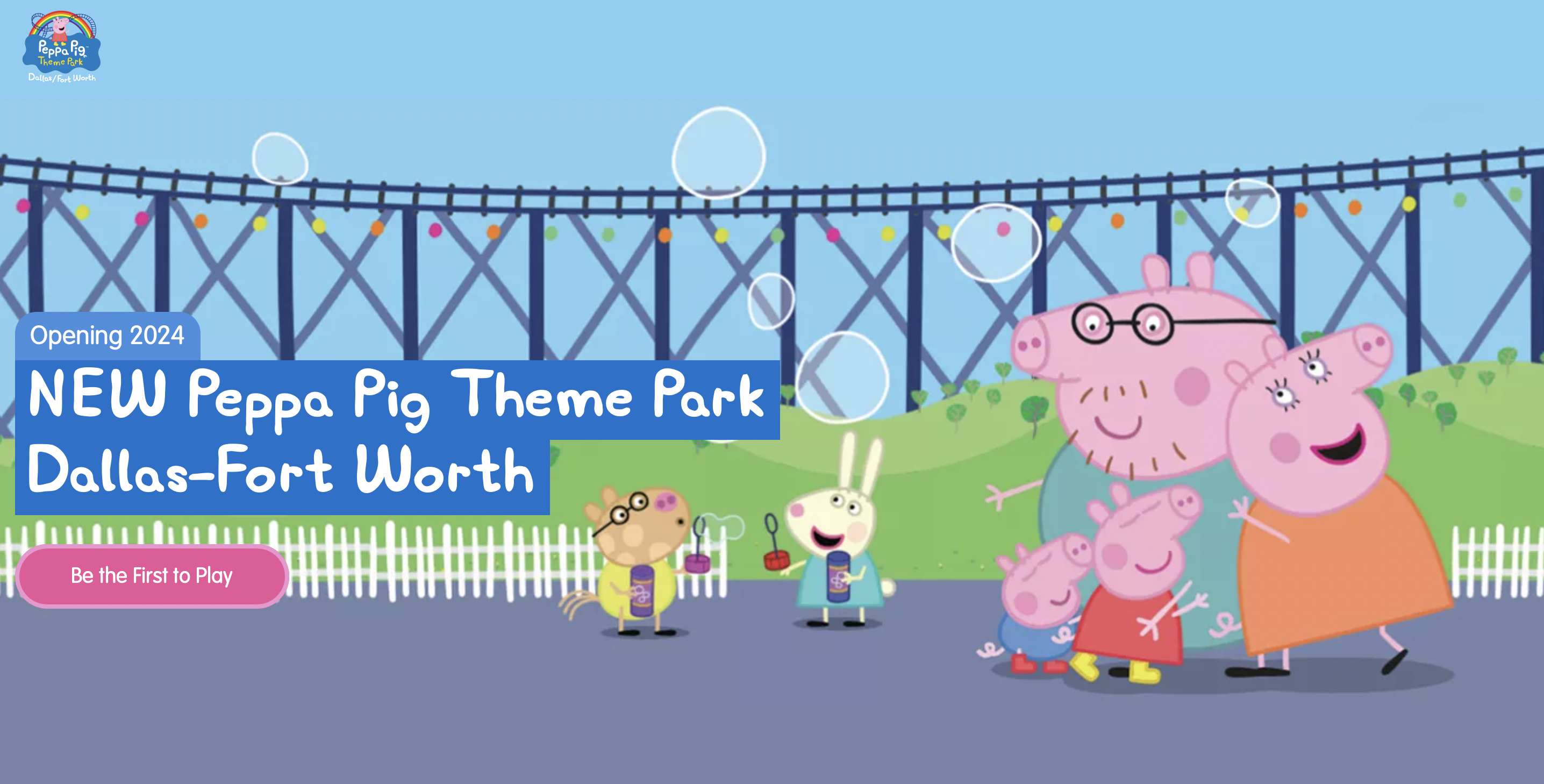 Rides & Attractions Revealed for DFW's Peppa Pig Theme Park