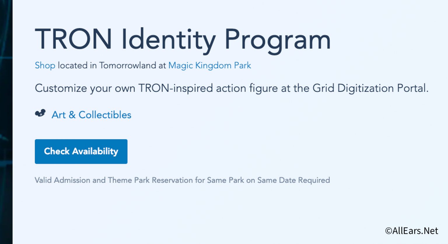 NEWS: Reservations OPEN for the New Interactive TRON Experience in ...