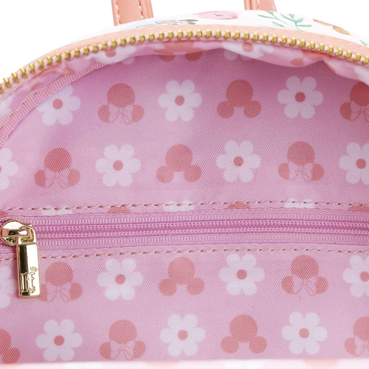 Loungefly Disney Mickey Minnie Mouse Mini Backpack Handbag AOP Floral