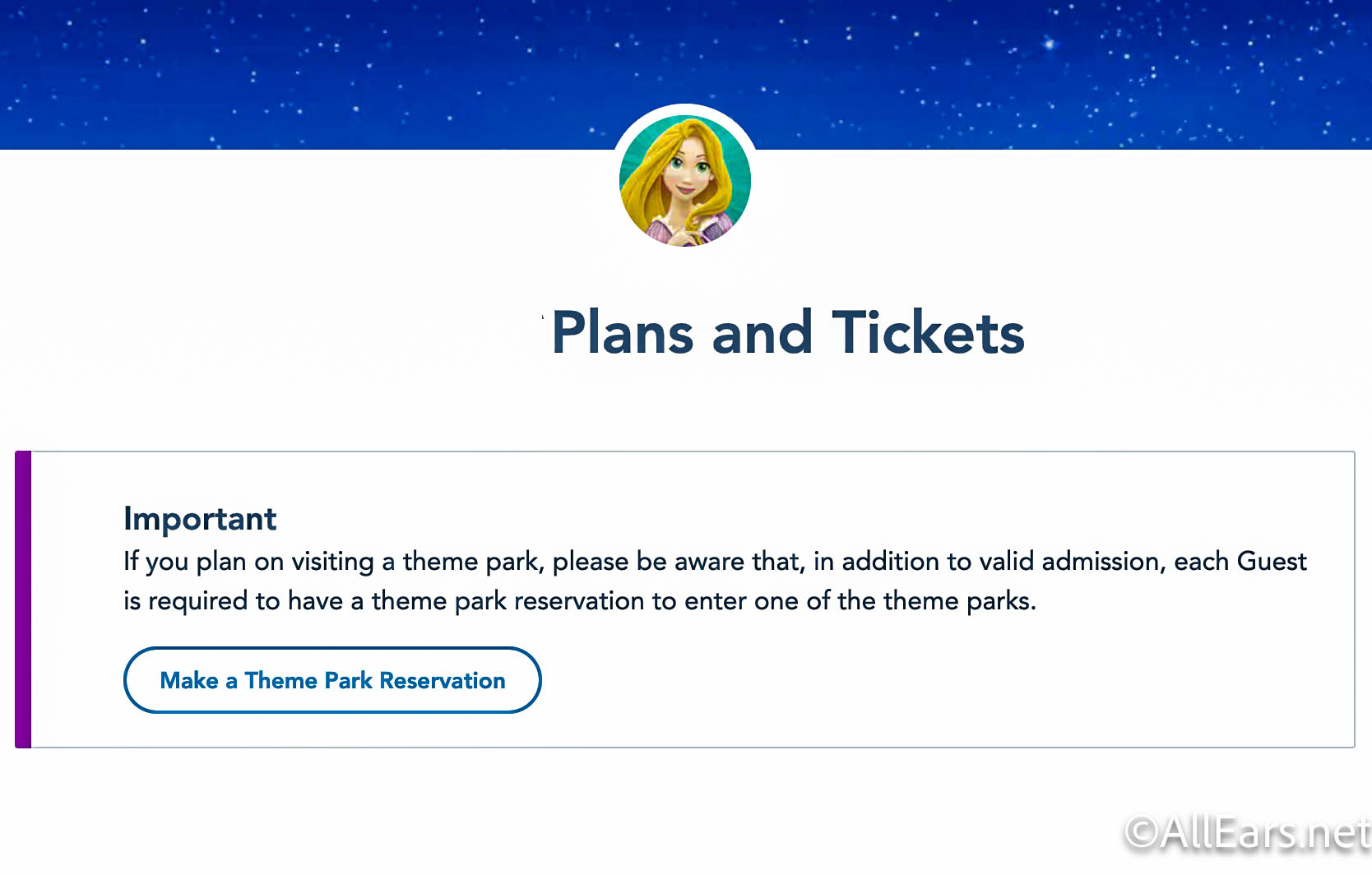 NEWS: The Disney World App Now Has a Link To Make Park Pass Reservations