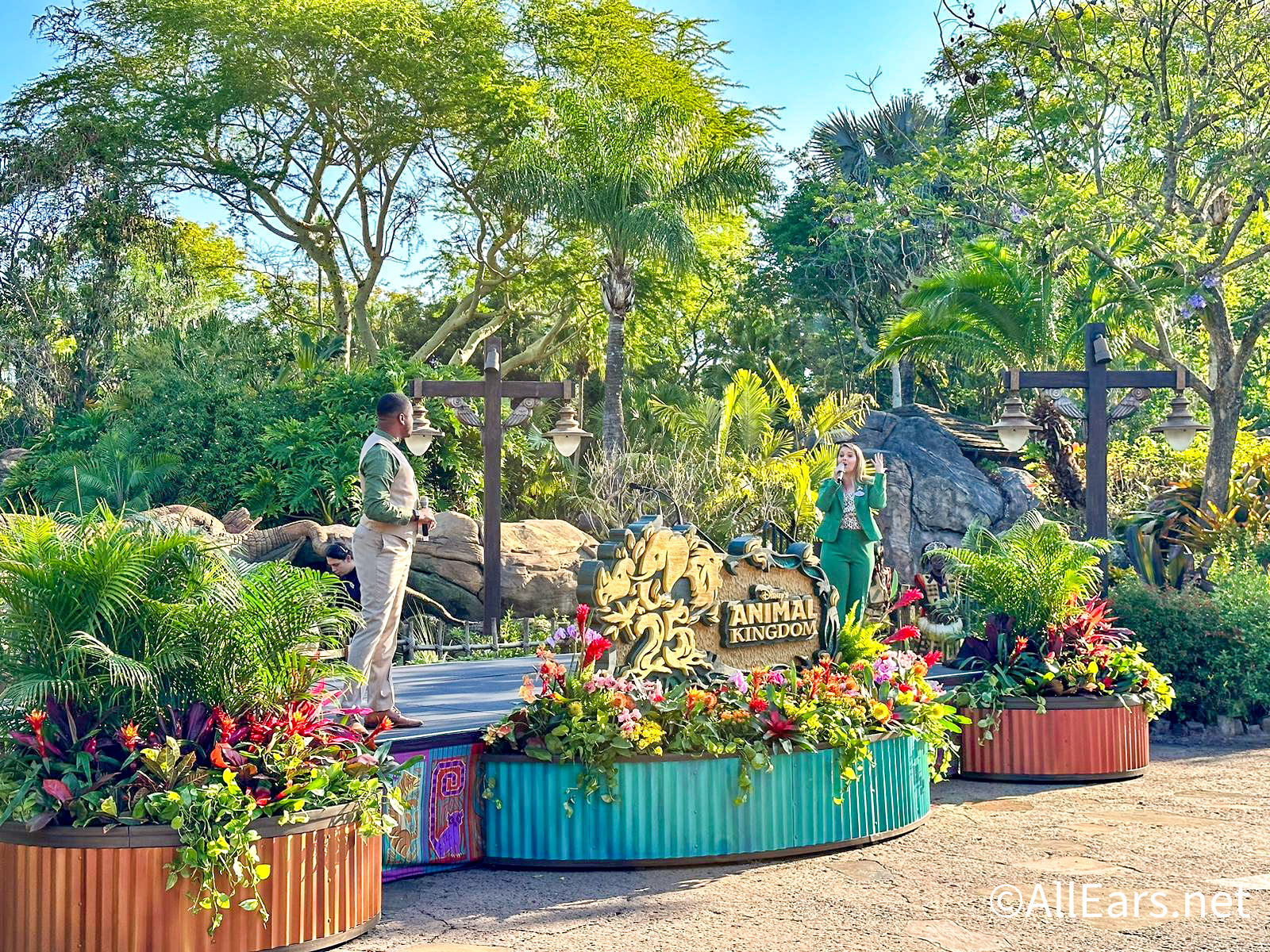 2023 Animal Kingdom Earth Day 25th Anniversary Opening Ceremony Crowds