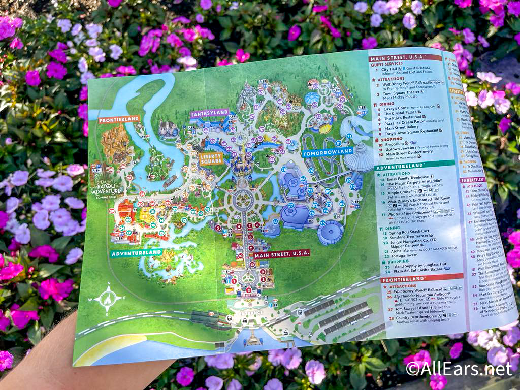 PHOTOS CHANGES Hit Magic Kingdom's New Park Map!