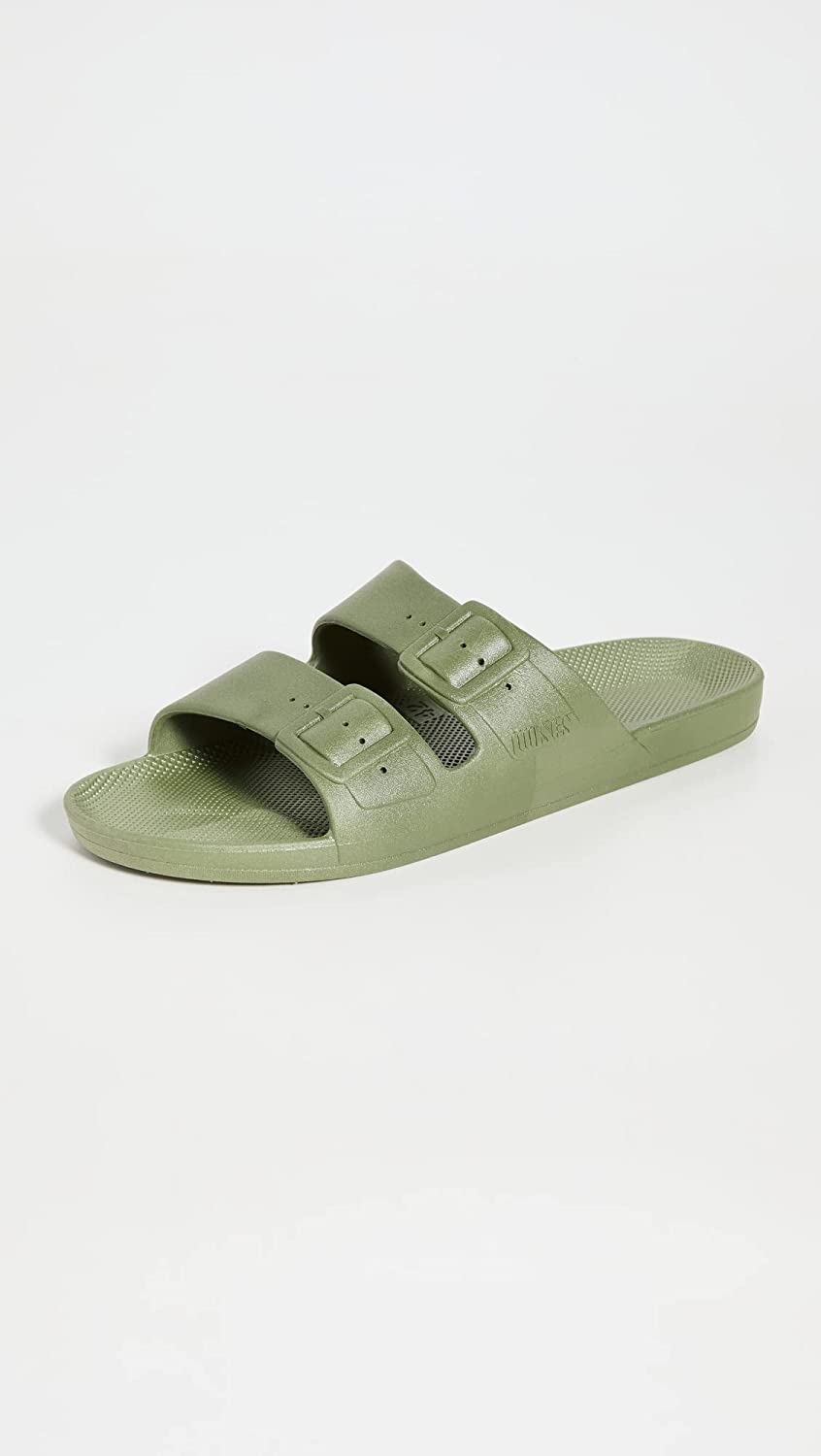 Freedom Moses Women's Moses Two Band Slides - AllEars.Net