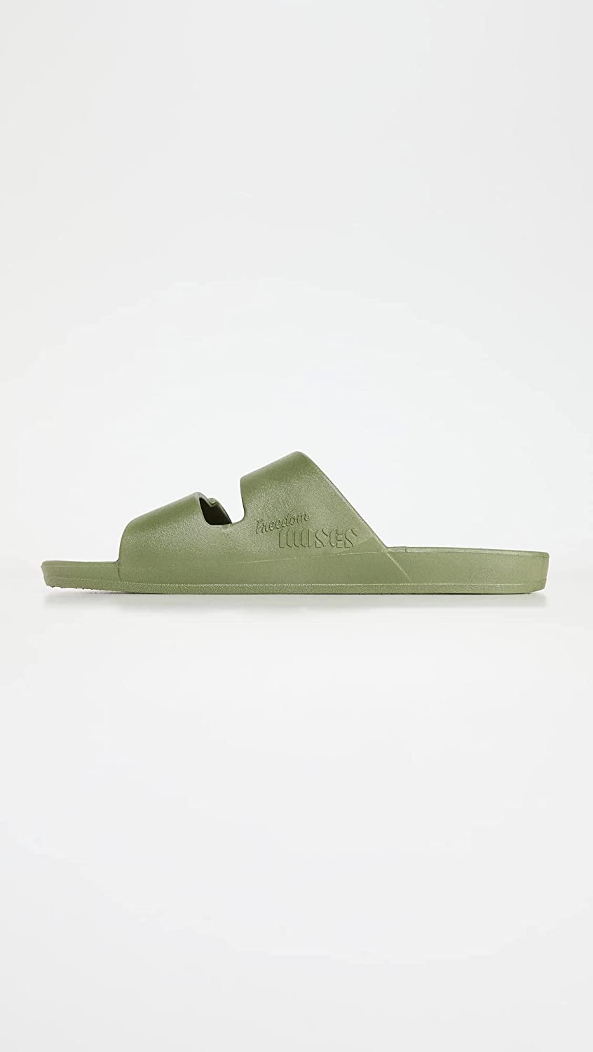 Freedom Moses Women's Moses Two Band Slides - AllEars.Net