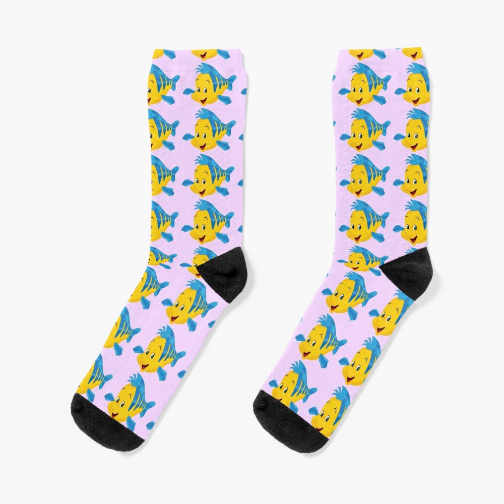 Flounder pattern Socks by Megan Olivia