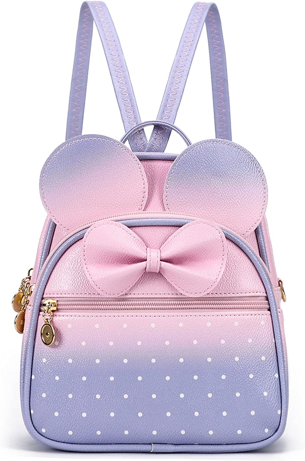 KL928 Girls Bowknot Polka Dot Cute Mini Backpack Small Daypacks ...