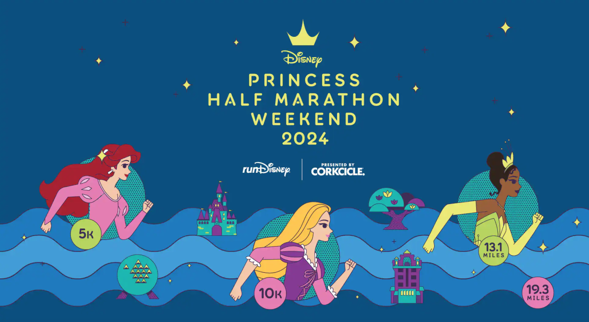 FIRST LOOK at the Themes for Disney's Princess Half Marathon in 2024