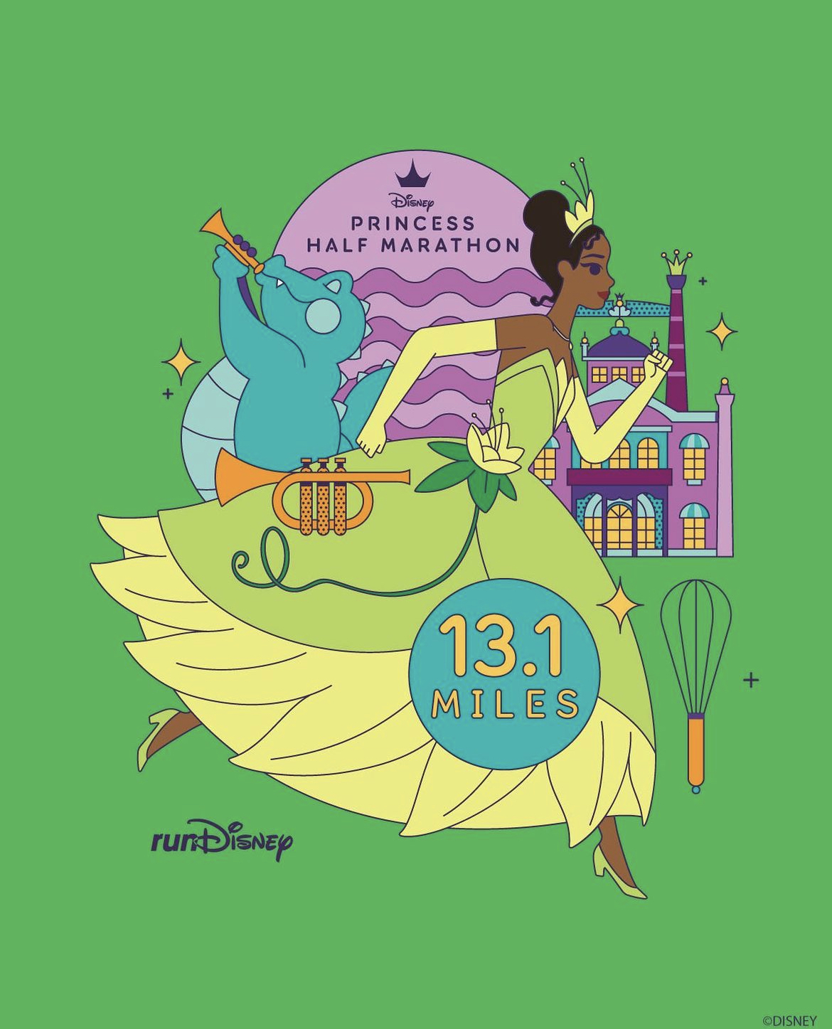 2023 wdw rundisney 2024 disney princess half marathon theme 2