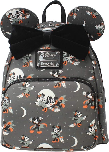 Loungefly Disney Halloween Allover Print Pumpkin & Ghost Mini Backpack