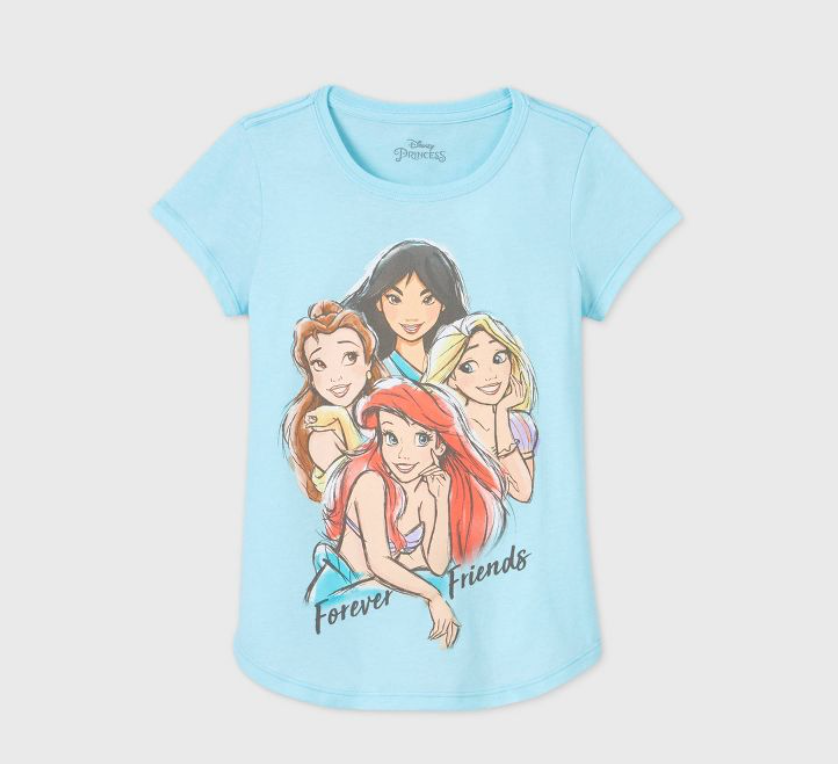 2023 Disney Princess 'Forever Friends' Short Sleeve Graphic T-Shirt Target  - AllEars.Net