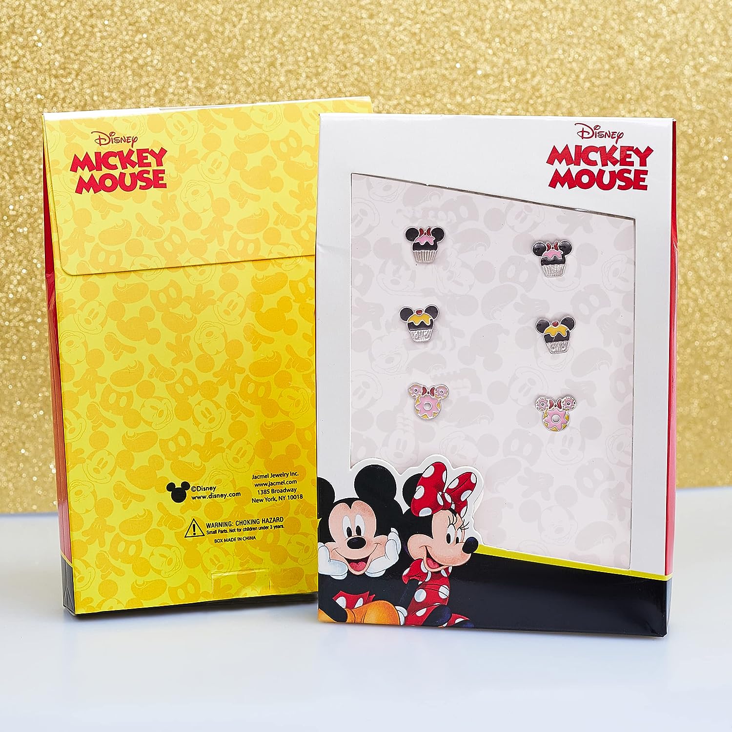 Disney Mickey and Minnie Mouse Fashion Stud Earring Set - 3/4/5 Pairs Per Set