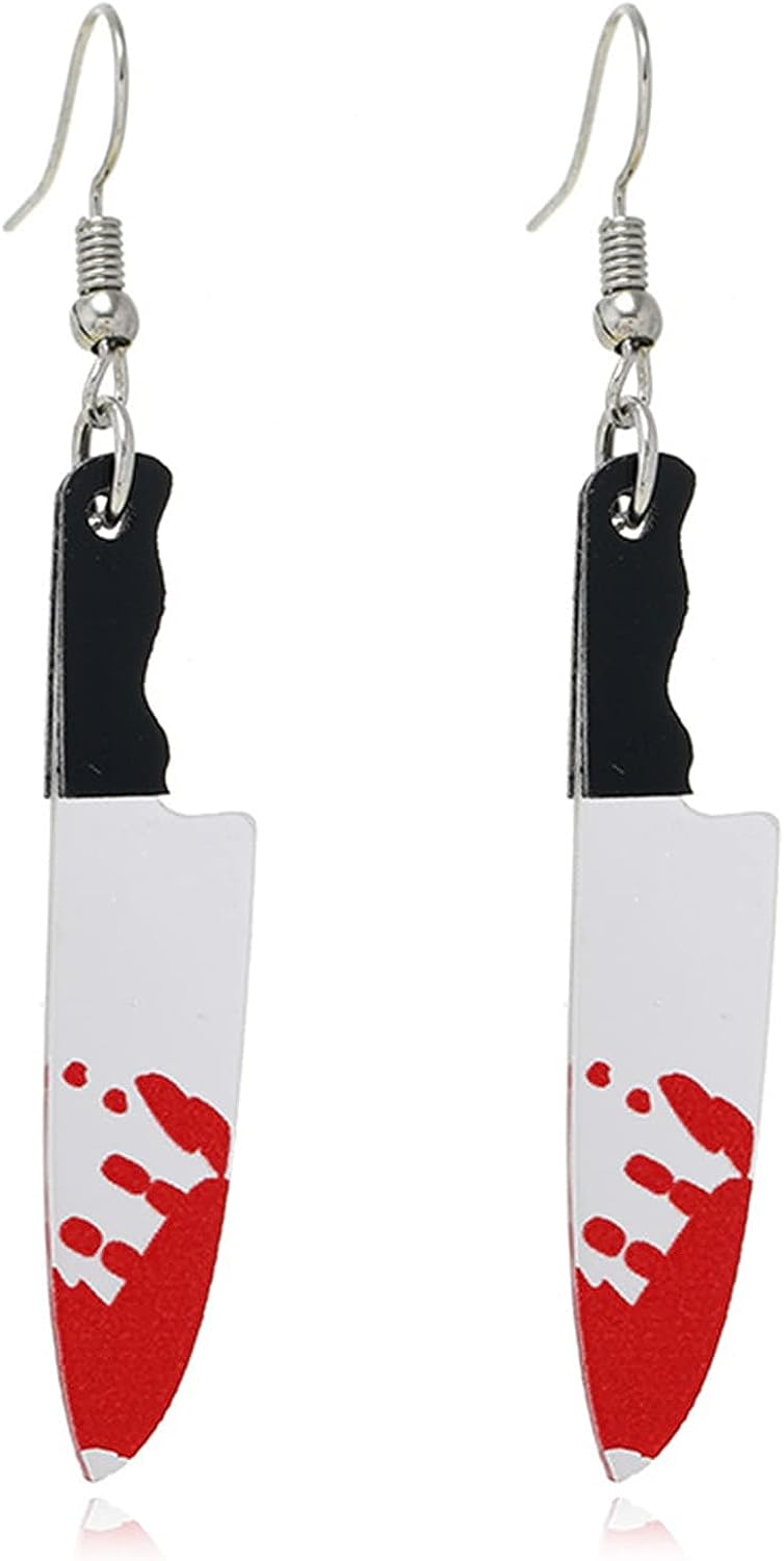 Sparkle and Shine with Halloween Earrings Knife!