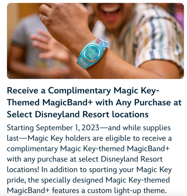 Disneyland Magic Key Holder MagicBand+