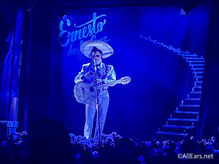 Ernesto de la Cruz at Oogie Boogie Bash at Disney California Adventure 