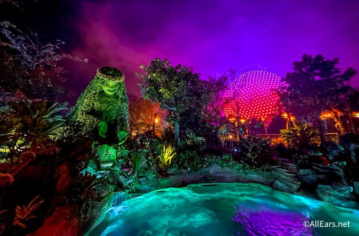2023 wdw EPCOT world nature journey of water inspired by moana at night nighttime 12