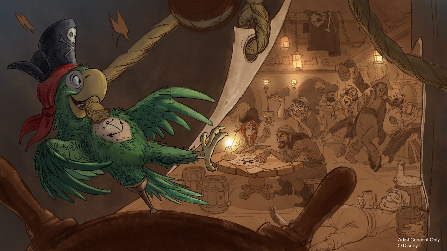Disney CONFIRMS Late 2025 Opening Timeline for Pirates of the Caribbean Lounge in Magic Kingdom