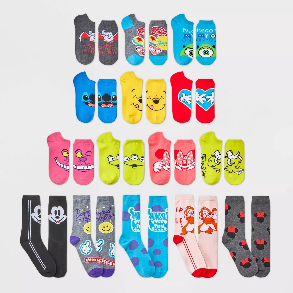 Women's Disney 100th Anniversary 15 Days of Socks Advent Calendar -  AllEars.Net