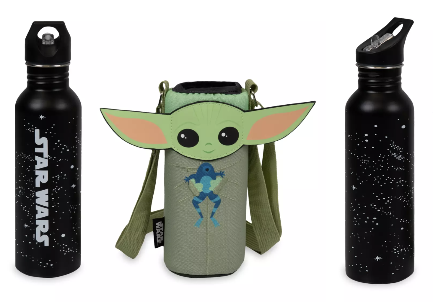Grogu Stainless Steel Water Bottle and Cooler Tote – Star Wars: The  Mandalorian