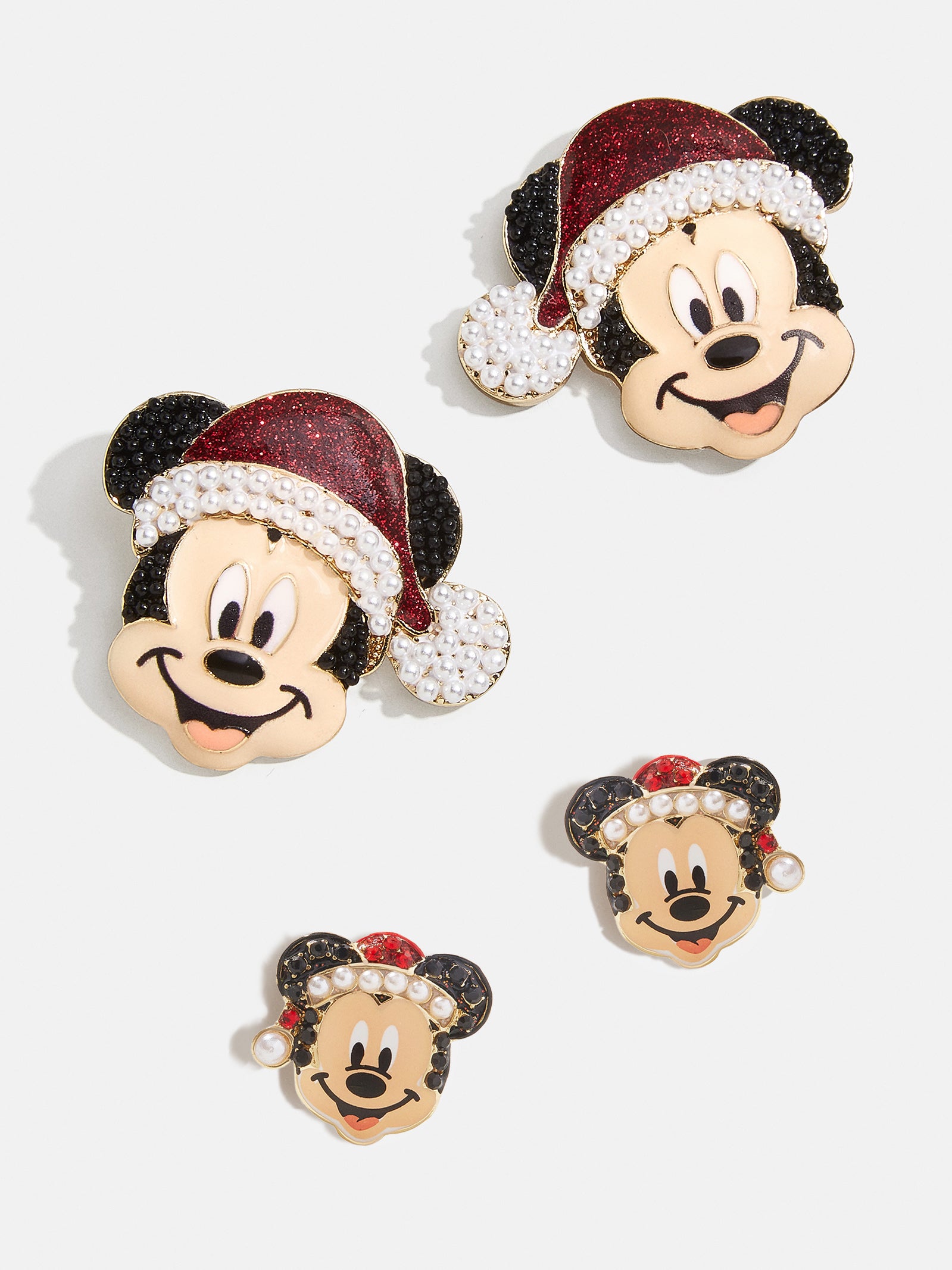 Mickey Mouse Disney Santa's Helper Earrings