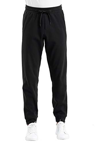 THE GYM PEOPLE Mens' Fleece Joggers Pants with Deep Pockets in Loose ...