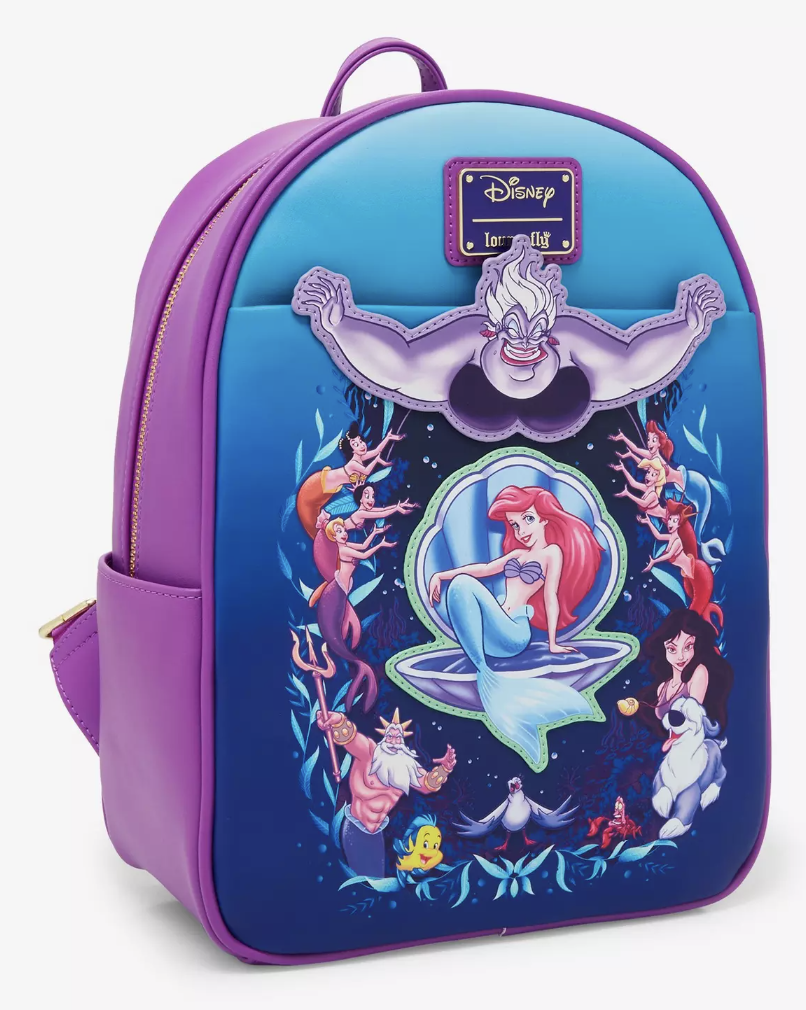 2024 boxlunch disney loungefly backpack the little mermaid - AllEars.Net