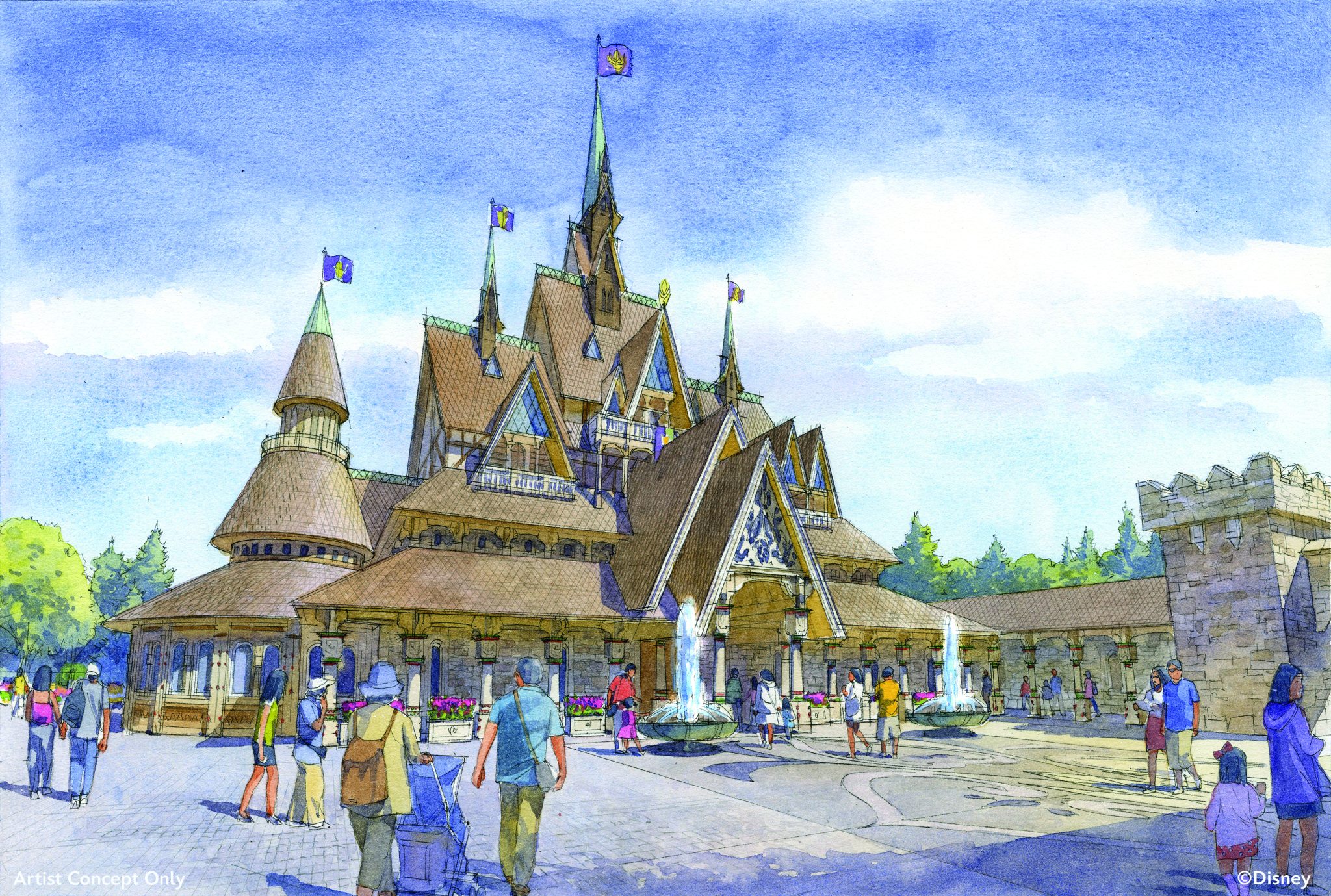 Disney Shares NEW Look Inside Tangled, Frozen, and Peter Pan Expansion ...