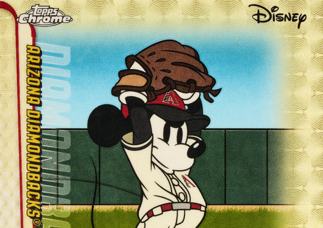 ミッキー ロサンゼルス・ドジャース Topps chromeカード 2025 Topps Chrome Disney Baseball Mickey Mouse Black /10 psa 10 LA