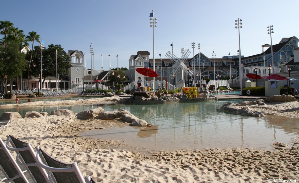 yacht and beach club pool slide