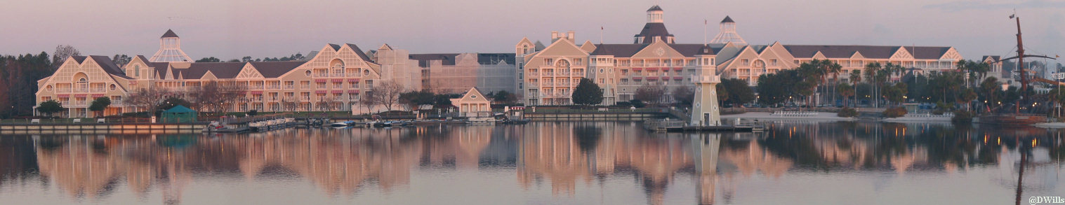 Panoramic View of Yacht Club from Boardwalk