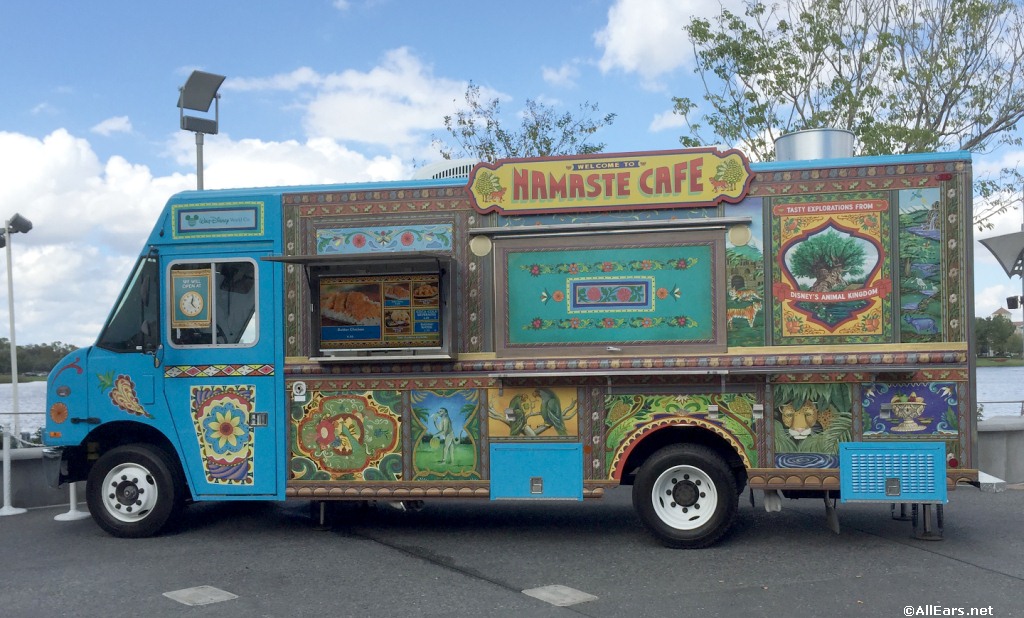 Exterior Pictures of Food Trucks Exposition Park in Walt Disney World