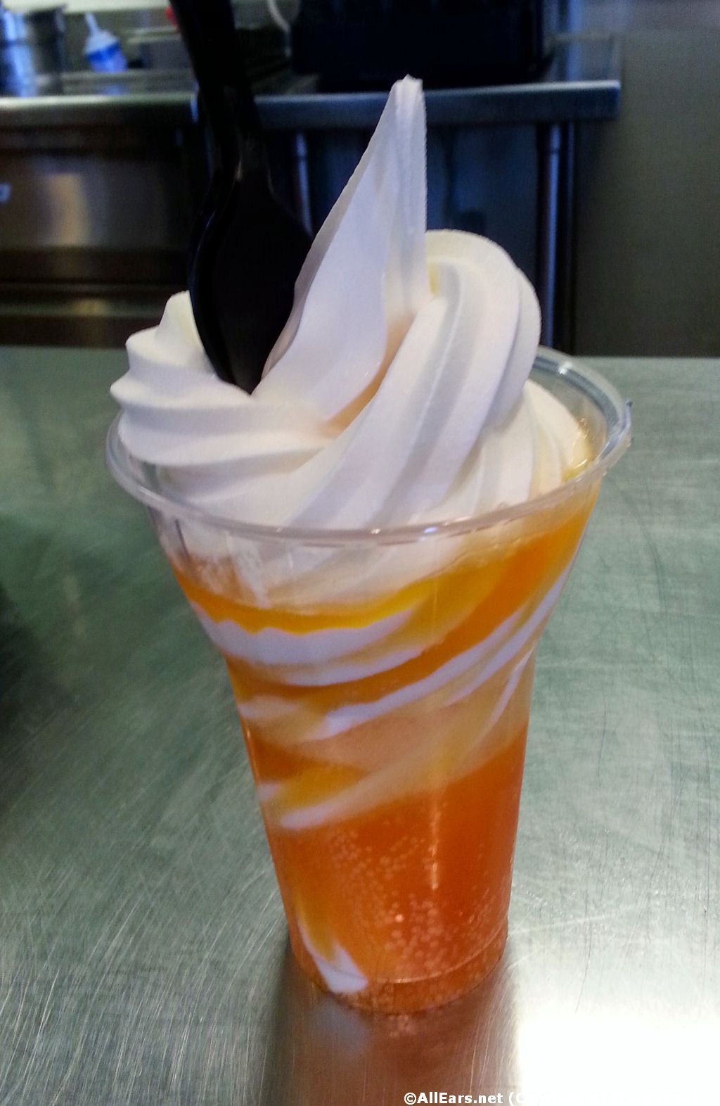 Ice Cream Float with Orange Soda