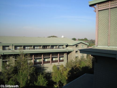 View from Concierge Lounge towards Disneyland Park