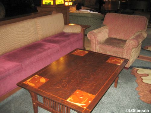 Main Lobby Sofa, Table, and Chair
