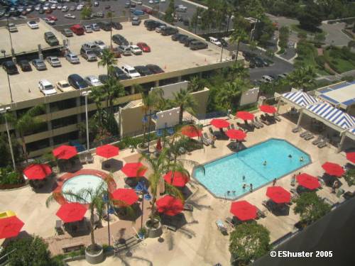 Pool Area -- Aerial View