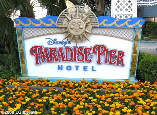 Paradise Pier Sign